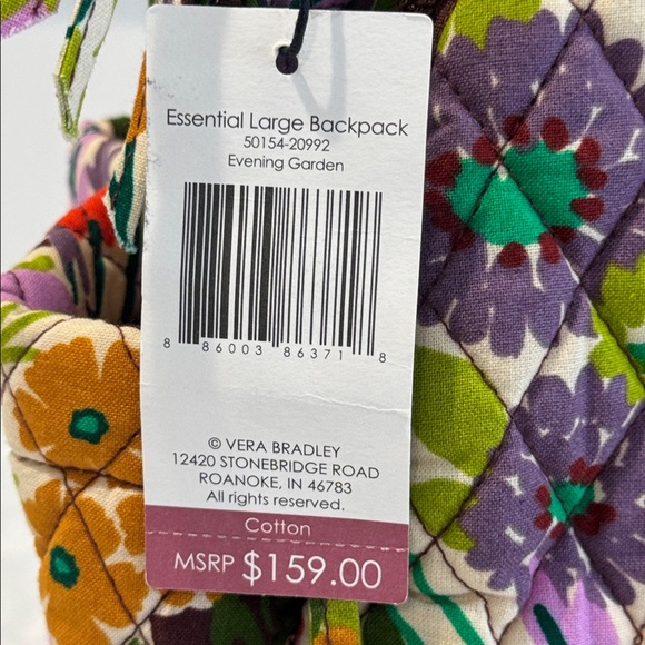 Vera Bradley Large Backpack - Picture 6 of 16